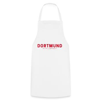 Dortmund T-Shirt – Skyline & Lover - Cooking Apron - white - Front - AI Model Male 185 dark (185cm)