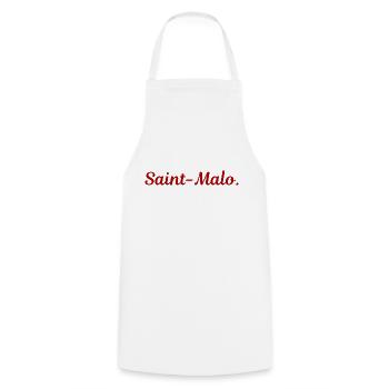 Saint-Malo - Tablier de cuisine - blanc - Devant - AI Model Male 185 dark (185cm)