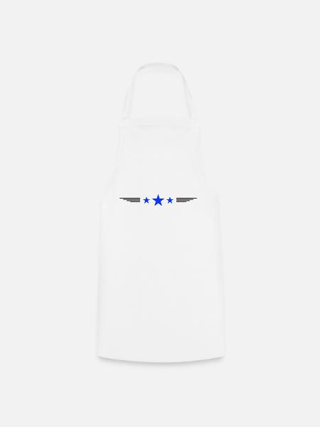 Stars - Kochschürze - Weiß
