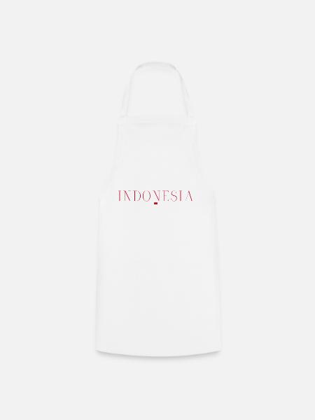 Ich liebe Indonesien - Kochschürze - Weiß