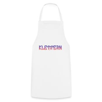 Klettern bouldern - Kochschürze - Weiß - Vorne - AI Model Male 185 dark (185cm)