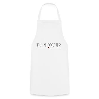 Hannover, Deutschland Eleganz T-Shirt - Kochschürze - Weiß - Vorne - AI Model Male 185 dark (185cm)