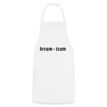 Équipe de rêve - Tablier de cuisine - blanc - Devant - AI Model Male 185 dark (185cm)