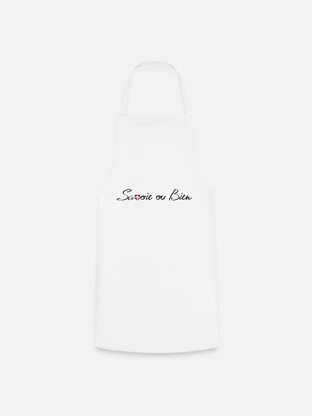 savoie ou bien - Tablier de cuisine - blanc
