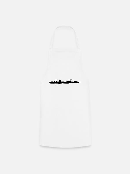Skyline - Rio de Janeiro - Kochschürze - Weiß