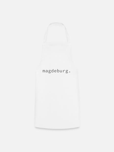 magdeburg. - Kochschürze - Weiß