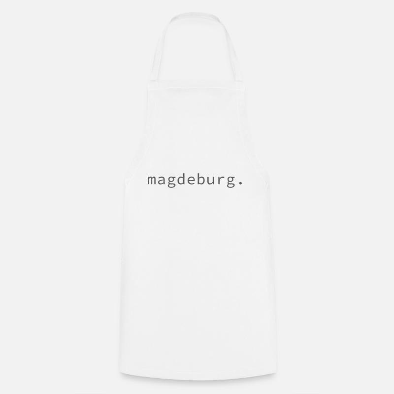magdeburg. - Kochschürze - Weiß
