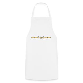 Star Beer Bottles Line Dividing Line - Cooking Apron - white - Front - AI Model Male 185 dark (185cm)