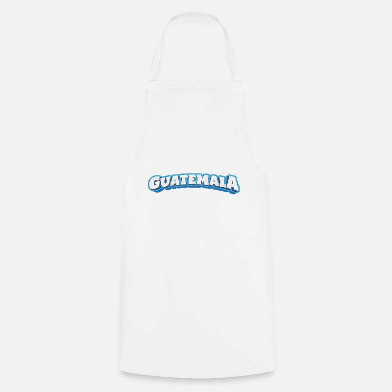 GUATEMALA STYLE - Cooking Apron - white
