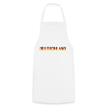 Allemagne SSR - Tablier de cuisine - blanc - Devant - AI Model Male 185 dark (185cm)