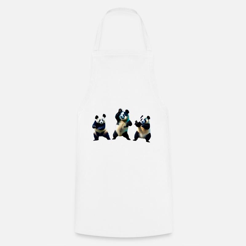 Meditation - Cooking Apron - white