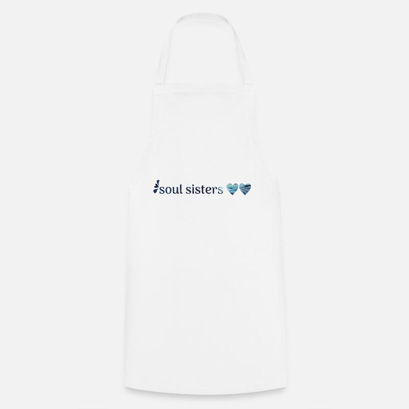 Freunde - soul sisters - Cooking Apron - white