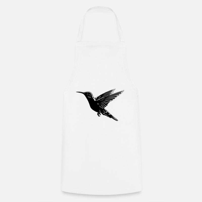 Hummingbird bird - Cooking Apron - white