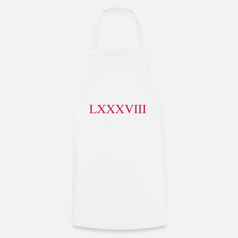 88 - Cooking Apron - white