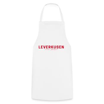 Leverkusen T-Shirt – For real fans of the Chemie-Sta - Cooking Apron - white - Front - AI Model Male 185 dark (185cm)