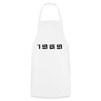 Année de naissance Anniversaire Né en - Fabriqué en 1969 - Tablier de cuisine - blanc - Devant - AI Model Male 185 dark (185cm)