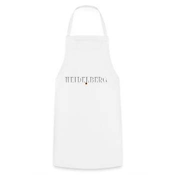 Heidelberg, Germany Elegance Style Design T-Shir - Cooking Apron - white - Front - AI Model Male 185 dark (185cm)