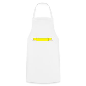 Banner (cheap!) - Cooking Apron - white - Front - AI Model Male 185 dark (185cm)