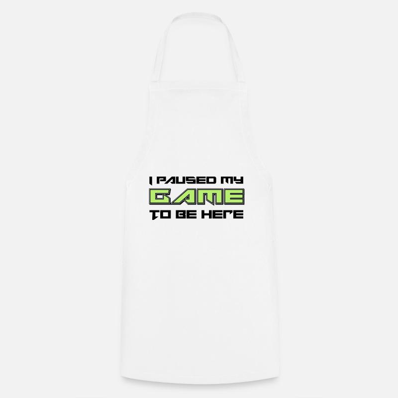 Gamers - Tablier de cuisine - blanc