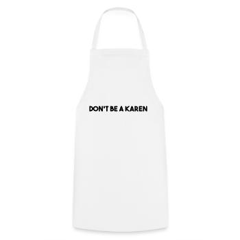 SEI KEINE KAREN - Kochschürze - Weiß - Vorne - AI Model Male 185 dark (185cm)