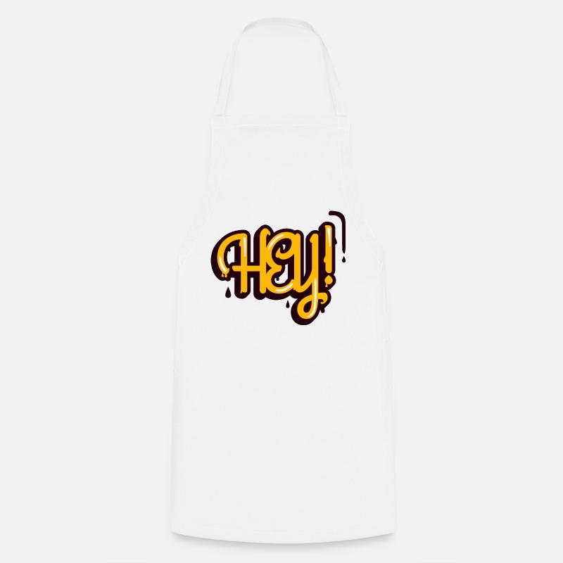 Hé! - Tablier de cuisine - blanc