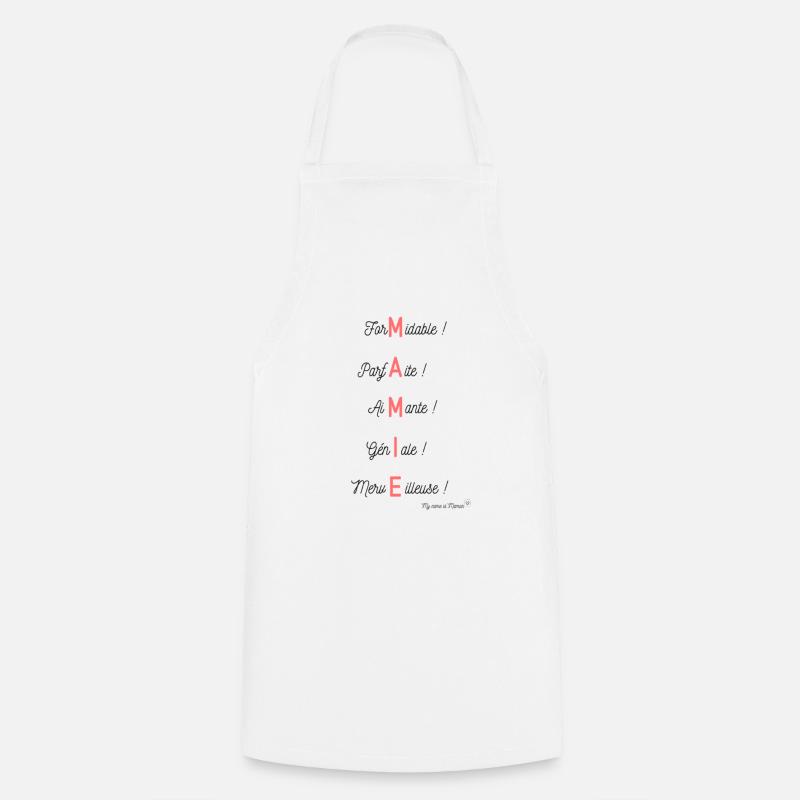 mamie - Tablier de cuisine - blanc