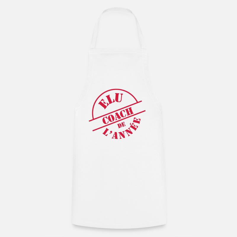 Élu Coach de l'année - Tablier de cuisine - blanc