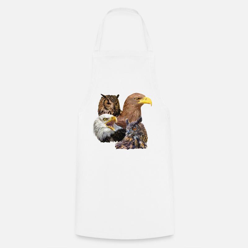 Rapaces - Tablier de cuisine - blanc
