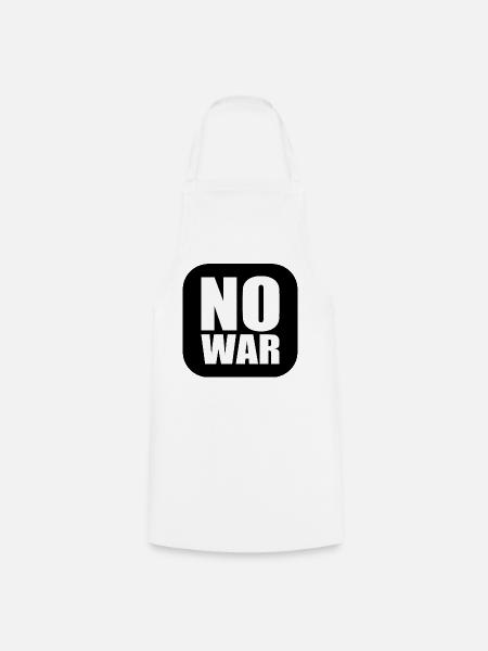 No war - Kochschürze - Weiß