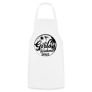 Girls Weekend 2023 Cool Girls Party Trip Vacation - Cooking Apron - white - Front - AI Model Male 185 dark (185cm)
