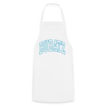 Bubatz - Tablier de cuisine - blanc - Devant - AI Model Male 185 dark (185cm)