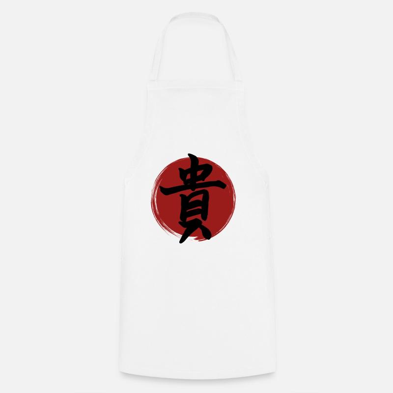Honor Kanji - Cooking Apron - white
