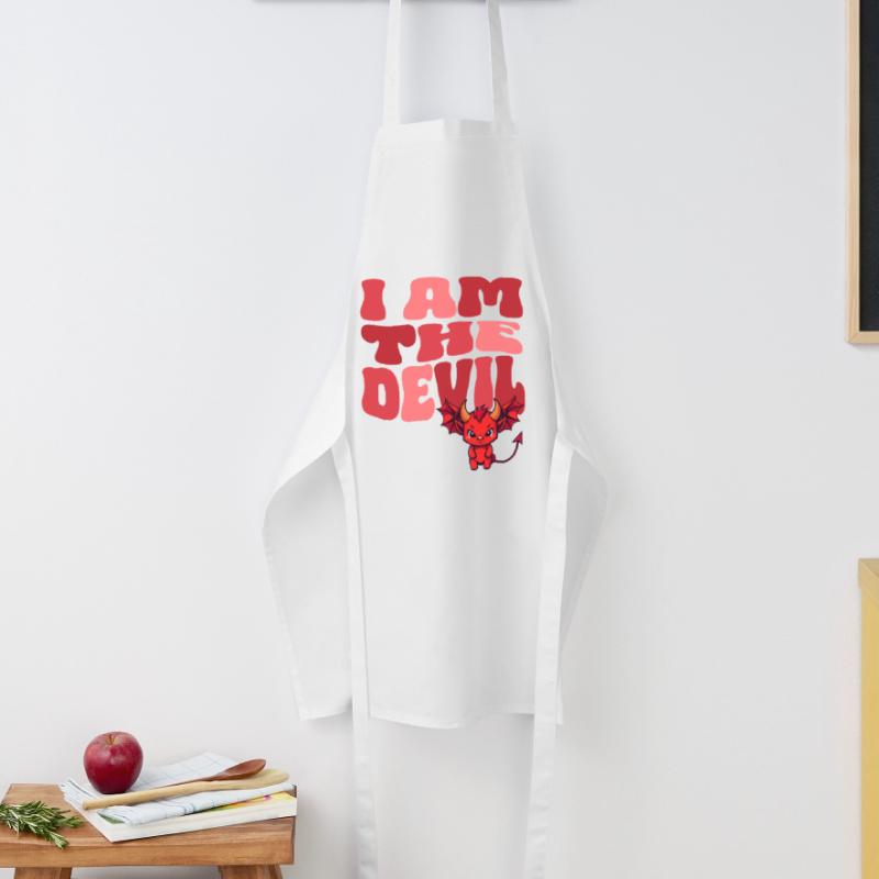 Devil Little Devil Devil Devil Woman Devil Guy Cooking Apron