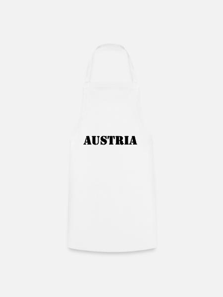 AUSTRIA - Cooking Apron - white