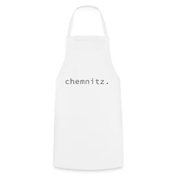 chemnitz. - Kochschürze - Weiß - Vorne - AI Model Male 185 dark (185cm)