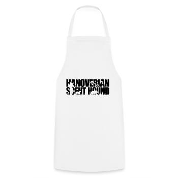 HANOVERIAN SCENT HOUND Hunting Dogs Hunting Dog Wilsigns - Cooking Apron - white - Front - AI Model Male 185 dark (185cm)