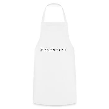 Épiphanie - Tablier de cuisine - blanc - Devant - AI Model Male 185 dark (185cm)