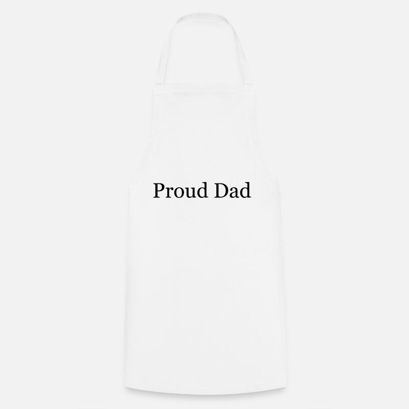 Proud Dad - Cooking Apron - white