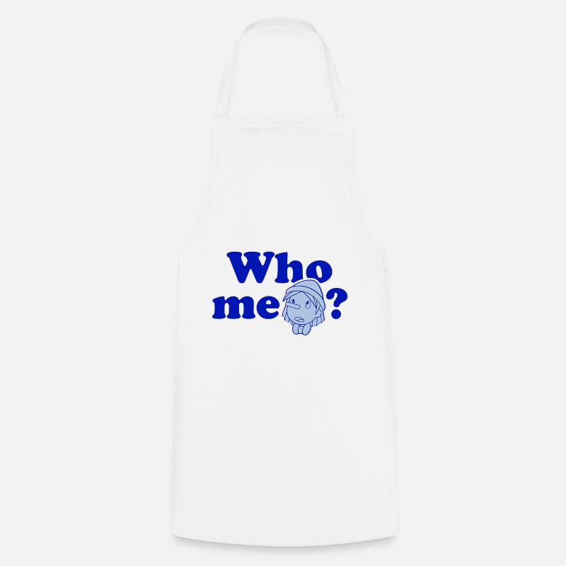 Pinocchio – Garçon Innocent : Moi ? Bleu - Tablier de cuisine - blanc