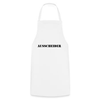 ausscheider - Tablier de cuisine - blanc - Devant - AI Model Male 185 dark (185cm)