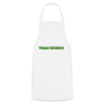 TEAM SPRING - Tablier de cuisine - blanc - Devant - AI Model Male 185 dark (185cm)