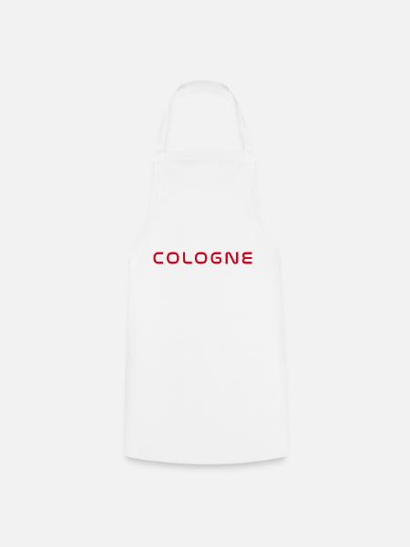 Köln T-Shirt – Domstadt Liebe - Kochschürze - Weiß