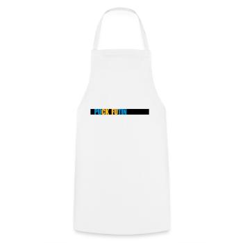 Conception du logo Puck Futin - Tablier de cuisine - blanc - Devant - AI Model Male 185 dark (185cm)