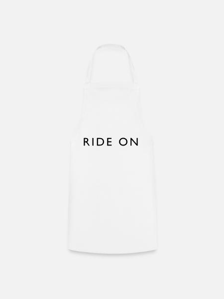 Ride On - Cooking Apron - white