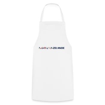 New Zealand Flag - Cooking Apron - white - Front - AI Model Male 185 dark (185cm)