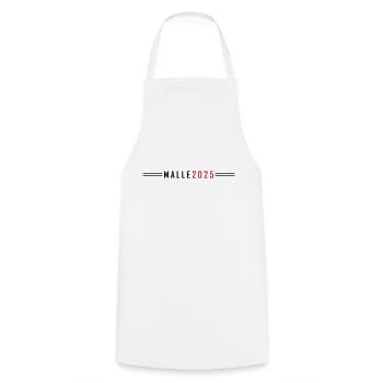 Malle 2025 - Tablier de cuisine - blanc - Devant - AI Model Male 185 dark (185cm)