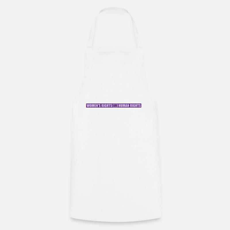 womens rights feminist quote - Cooking Apron - white
