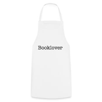 booklover - Kochschürze - Weiß - Vorne - AI Model Male 185 dark (185cm)