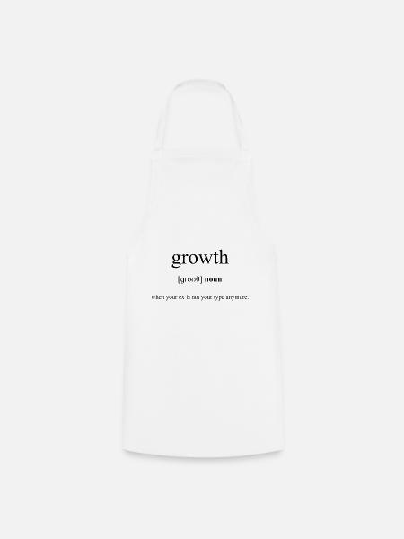 Growth (Wachstum) Definition Dictionary - Kochschürze - Weiß