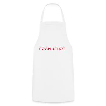 T-shirt Francfort – Skyline Love - Tablier de cuisine - blanc - Devant - AI Model Male 185 dark (185cm)